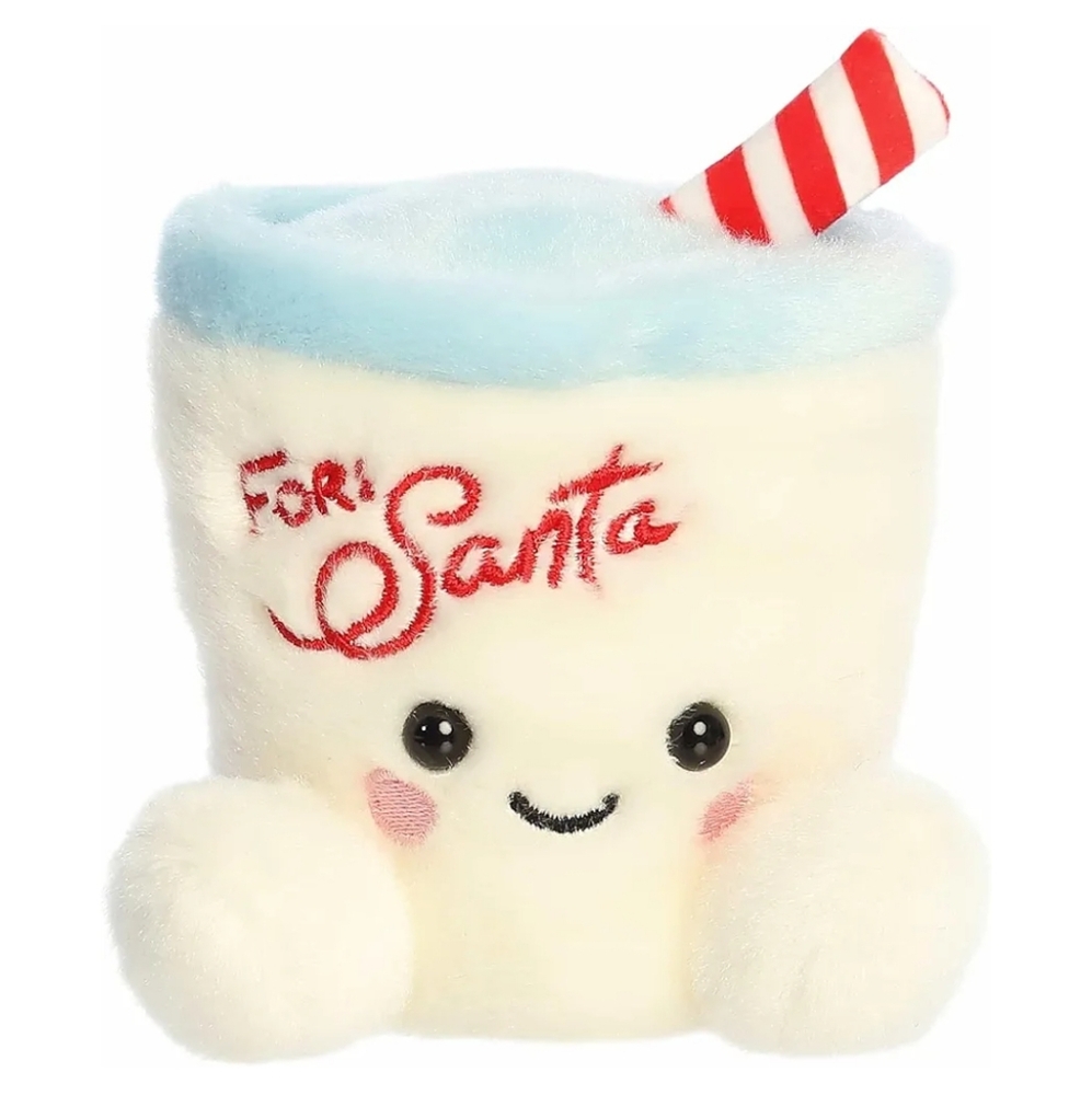 Kids Aurora Kris The Milk For Santa 4" Palm Pal Plush Stuffed Animal NEW